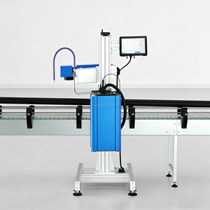 50W Flying Fiber Laser <strong>Marking</strong> <strong>Machine</strong> for PVC Pipe Cable Wire Production Line Batch Code Serial Number Printing <strong>Machine</strong> - Product Image 1