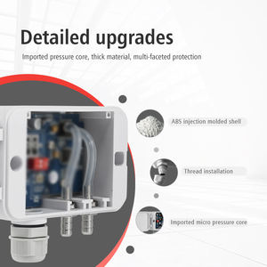 Trasmettitore di Pressione Differenziale Intelligente LEFOO con Display LCD 4-20mA/0-1000Pa IP54 RS485 - Product Image 4