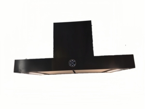 36 In. Black Kitchen Hood Exhaust Fan, Single Squirrel Cage Ultra Quiet Motor, Powerful Suction, 2 LED <b>Lights</b>, Baffle Filter - Product Image 2