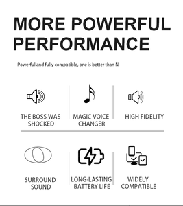 Mini haut-parleur karaoké avec micro, haut-parleur Bluetooth avec microphone, ensemble karaoké double micro, haut-parleur domestique - Product Image 3