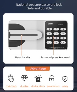 Kodlu kilit ağır atölye garaj alet dolabı ayarlanabilir yükseklik beyaz mavi alet kutusu dolabı - Product Image 5