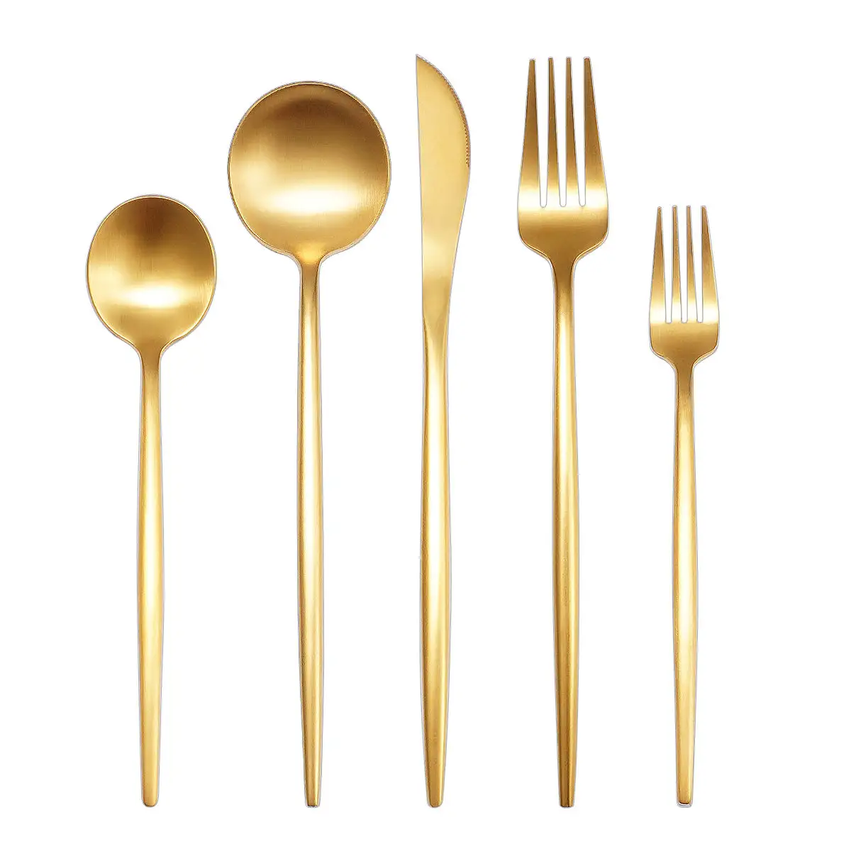 High Quality Western Luxury Cutlery Set Stainless Steel Fork Knife And Spoon Wedding Gold Flatware Set