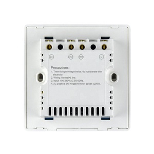 Controlador de cortina inteligente Tuya, control por voz, app smart life, botón estándar UK, interruptor de <span class=keywords><strong>motor</strong></span> de cortina - Product Image 4