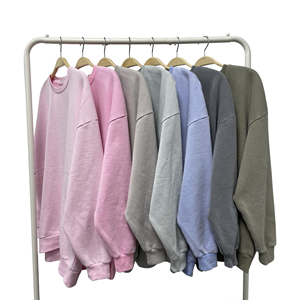 <span class=keywords><strong>Felpa</strong></span> Girocollo da <span class=keywords><strong>Donna</strong></span> con Design Basico Casual Autunno Inverno, Manica Lunga, Lavaggio Acido, Ricamo 3D Personalizzato - Product Image 2
