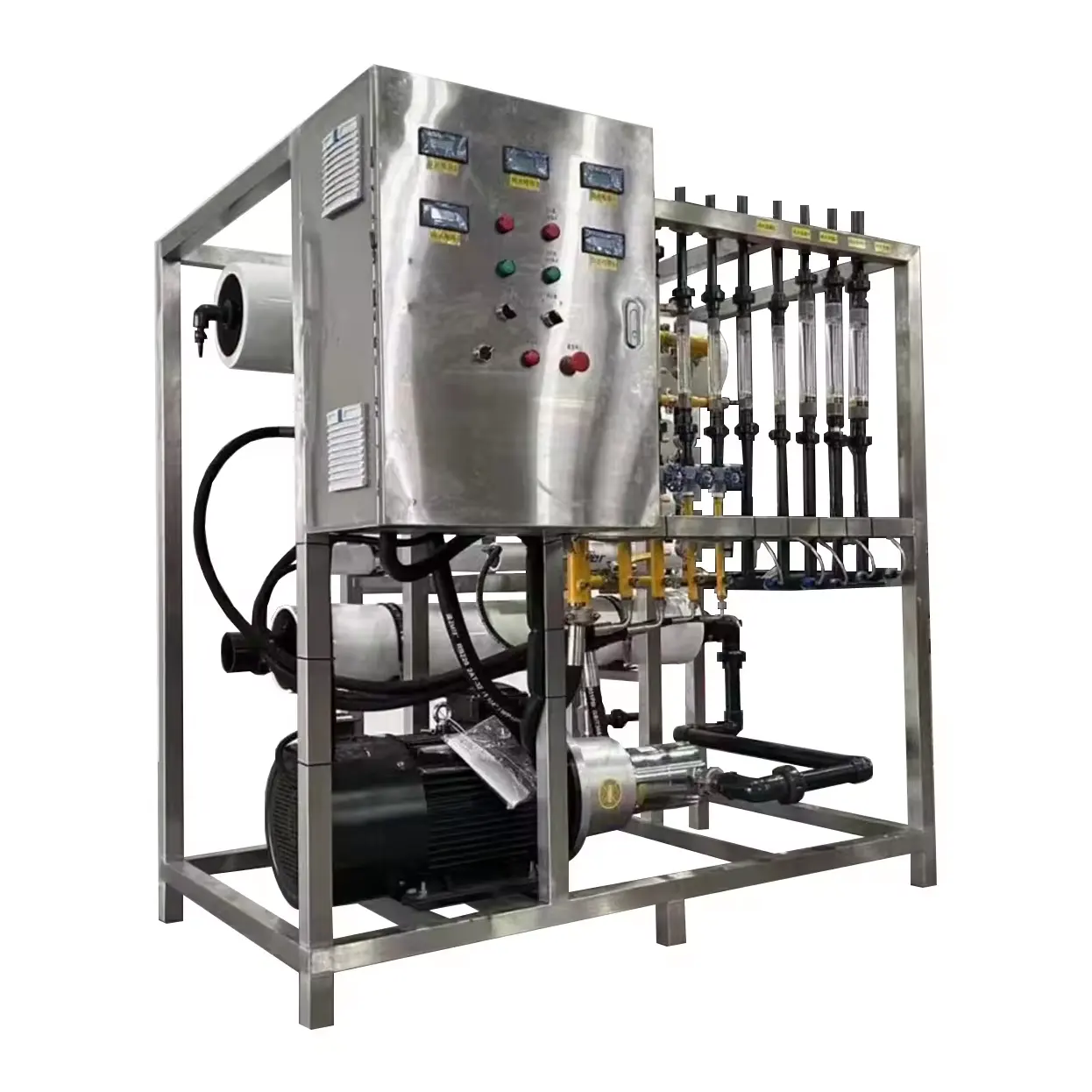 Water treatment equipment for desalination of seawater from underground deep wells to drinking water purifiers