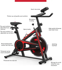 TELLUS Spinning Bike Indoor Cycling Übung stationäres Fahrrad/Fitness Cardio Gerät/leichtes Fitness Club Heimtrainer