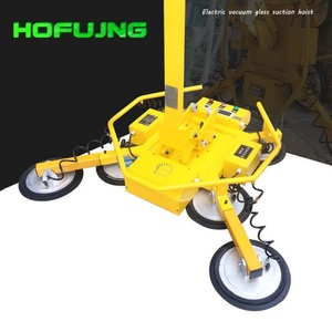 Grue de levage à ventouse électrique Hofujng facile à utiliser pour le chargement de verre de mur-rideau avec une capacité de 400 kg pour tôles métalliques - Product Image 4