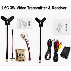 ชุด VTX VRX 1600MHz 3W 8CH ระบบส่งสัญญาณภาพอนาล็อก FPV สำหรับเครื่องบินบังคับวิทยุ โดรน และสถานีภาคพื้นดิน - Product Image 4