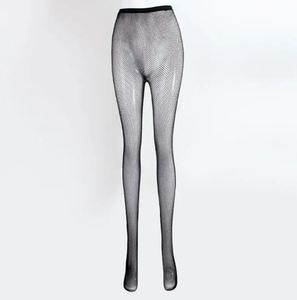 Pantimedias de seda a la moda para mujer, <span class=keywords><strong>medias</strong></span> de red <span class=keywords><strong>transparentes</strong></span> sexis para niñas con diseño de una línea, moda para mujer, 2017 - Product Image 3