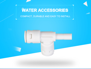 Chất lượng cao 1/4 inch POM Ống phù hợp cho RO hệ thống lọc nước đẩy phù hợp nhanh chóng kết nối phụ kiện Stackable TEE Công Đoàn - Product Image 6