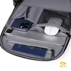 <span class=keywords><strong>Sac</strong></span> <span class=keywords><strong>à</strong></span> <span class=keywords><strong>dos</strong></span> pour ordinateur portable d'affaires USB, nouvelle innovation, en polyester, pour hommes, tendance, pour le travail quotidien, l'université, petite taille, fermeture éclair - Product Image 5