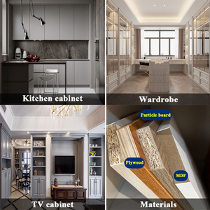 Customizable Modern <strong>Wardrobe</strong> with Sliding <strong>Mirror</strong> and Glass Doors Luxury <strong>Black</strong> Bedroom Closet Cabinet - Product Image 6