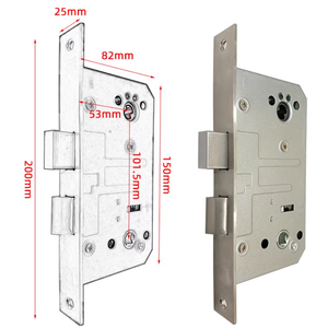Moderno Rock universale in acciaio inox a prova <span class=keywords><strong>di</strong></span> fuoco serratura a cilindro maniglia Set completo chiave sblocco per Hotel <span class=keywords><strong>di</strong></span> sicurezza antincendio <span class=keywords><strong>passaggio</strong></span> - Product Image 6