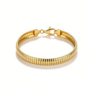 CUSTOM <b>SILVER</b> 10K/14K GOLD PLATED RHODIUM PLATED <b>SOLID</b> GOLD LAB GROWN DIAMOND STRAND BANGLE UNISEX CUTE ANNIVERSARY PARTY LUXURY - Product Image 3