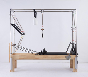 Oak Gym Home Pilates Réformateur Accessoires Tour <span class=keywords><strong>Exercice</strong></span> 3 en 1 Machine Trapèze <span class=keywords><strong>Exercice</strong></span> Pilates Réformateurs - Product Image 1