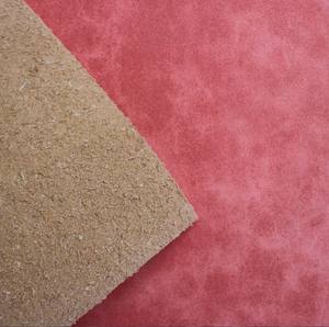 Mikro faser PU-gebundenes recyceltes Kunstleder imitieren Tasche Kleidungs stück Gartenmöbel Scratch Stretch Blackout Flocked - Product Image 1