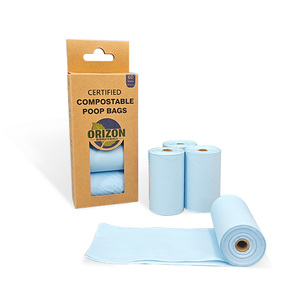 Sacs à déjections canines écologiques biodégradables en PBAT PLA et amidon de maïs, sacs à déchets pour animaux de compagnie durables et compostables, contrôle <span class=keywords><strong>des</strong></span> odeurs, logo personnalisé - Product Image 4