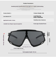 Lunettes de soleil surdimensionnées pour le cyclisme, la conduite et la pêche, vision nocturne, lunettes de sport, verres anti-rayures avec revêtement bleu, pour la conduite en extérieur
