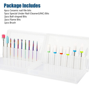 Carbide Nail <span class=keywords><strong>Drill</strong></span> Bits 3/32 "đảo ngược chip chống-fly bụi mài đầu sử dụng cho gel nha khoa mũi khoan - Product Image 6