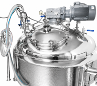 Machine à émulsionner sous vide pour la production de crème, gel et lotion