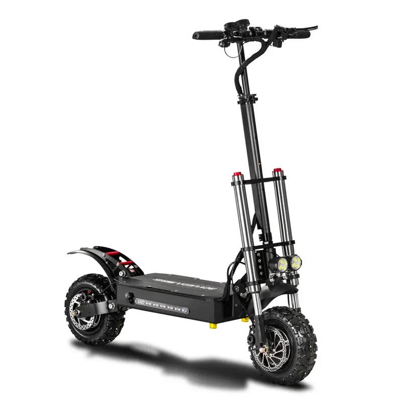 Scooter elétrico flj ciclomotor, 60v, bateria de lítio, 6000w, 7000w, 11 13 polegadas, para motocicleta