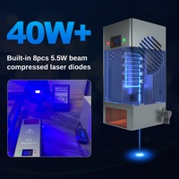 Module laser de gravure optique LASER TREE K40 40W avec assistance pneumatique, modulation TTL PWM, pièce d'équipement pour machine de gravure laser
