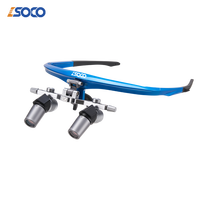 45 Angled Surgical Loupes 3X-6X Apochromatic Lens Manual Ergonomic Medical Magnifier Flip up Design 450mm Working Distance