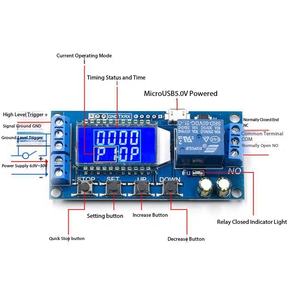 Módulo de Temporización de Relé XY-LJ02, Función de Retardo de Encendido y Apagado, Circuito de Relé con Temporizador Ajustable - Product Image 4