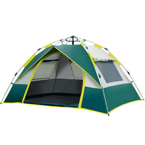 <span class=keywords><strong>Tenda</strong></span> da Campeggio Automatica Mimetica per Quattro Stagioni, per 2-3-4 Persone, Uso Familiare, Anti-Zanzare, Impermeabile, Due Finestre, 200x200cm - Product Image 5