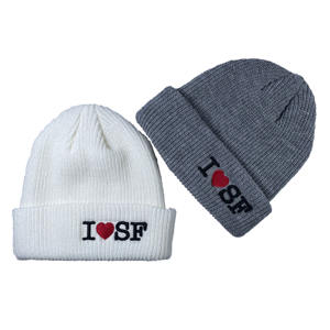 Gorro de punto bordado unisex de alta calidad - Product Image 3