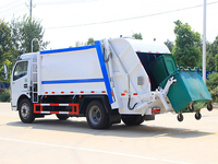 Camion à ordures compacté diesel manuel Dongfeng 6X2 compacteur Jac de haute qualité 3 tonnes compresseur de déchets prix de la voiture à ordures