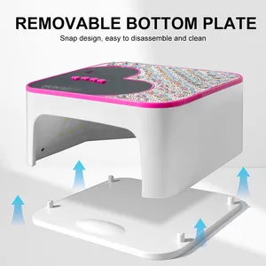 Lampe à LED UV 3D pour ongles en forme de cœur, 45 LED, pour séchage rapide du gel, photothérapie, équipement de manucure pour salon - Product Image 5