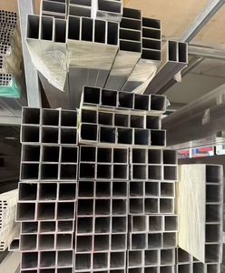 Tubo Metálico de Perfil Cuadrado con Recubrimiento en Polvo, Placa Metálica 2024 <span class=keywords><strong>2017</strong></span> 5052 6061 6063, Tubo Rectangular de Aluminio - Product Image 4