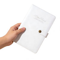 Carnets en cuir PU personnalisés avec impression, format A5 A6, journal, agenda, carnet à couverture rigide avec fermoir