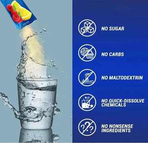 Suplementos deportivos Sabor a fruta Naranja Vitamina Polvo instantáneo Bebida Electrolito en polvo para la salud - Product Image 4