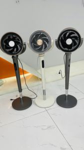 Ventilador eléctrico de CC para dormitorio y oficina, 12 pulgadas, ocsilación automática, altura ajustable, 12 V, venta de fábrica - Product Image 2