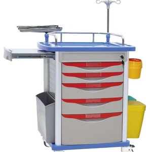 Chariot médical d'urgence Maijie 750*475*960mm avec freins pour usage hospitalier - Product Image 1