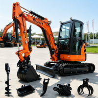 Excavatrice sur chenilles de 3,5 tonnes, pelle compacte de 2,7 tonnes et 2 tonnes pour le terrassement et le déplacement de terre, certifiée CE EPA EURO 5, pour usage agricole