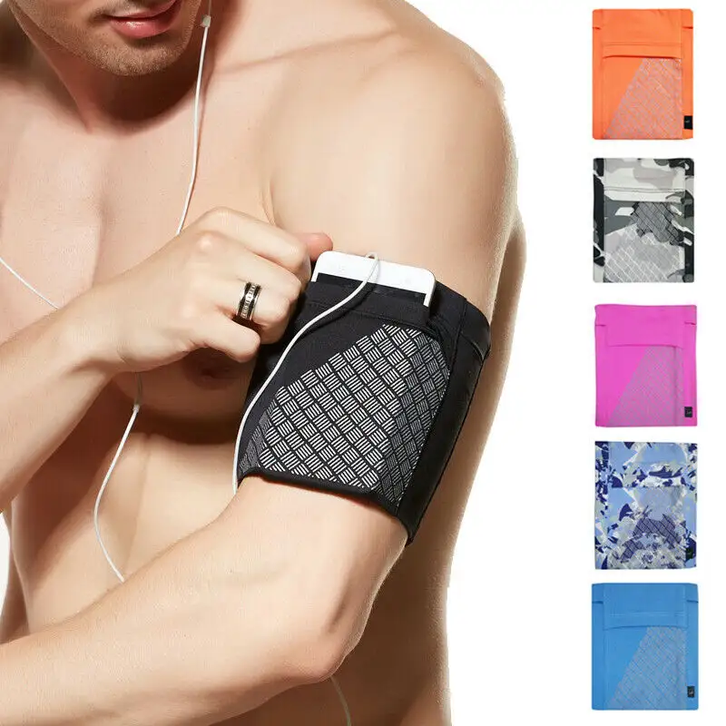 Brazalete de Gimnasio Deportivo para correr, funda elástica para el brazo, funda para teléfono móvil