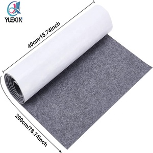 Revêtement d'étagère en <span class=keywords><strong>feutre</strong></span> gris auto-adhésif <span class=keywords><strong>de</strong></span> 1mm d'épaisseur pour décorations <span class=keywords><strong>de</strong></span> festival - Product Image 1