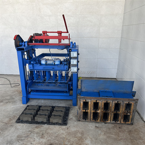 Macchina Semi-automatica Portatile per la Produzione di Mattoni Forati in Cemento, Macchina per Blocchi di Calcestruzzo - Product Image 3