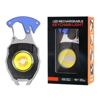 Mini lampe torche LED multifonctionnelle Shingel, portable, rechargeable par USB, briquet, lampe torche porte-clés pour le camping