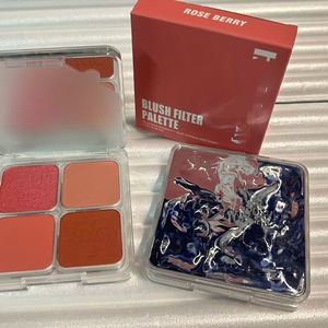 Hu blushing FILTER blushing blushers Palette ความเงางามสูง Blush lighter สูตร4สี ULTRA-pigmented Matte blushes blushes - Product Image 5