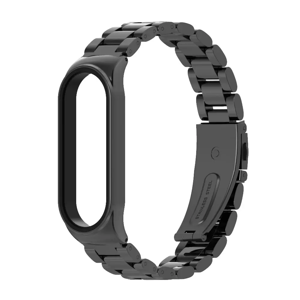 Per Mi Band 2 del Metallo Della Cinghia di Fascia In Acciaio Inox Senza Viti Per Xiaomi 2 Della Cinghia Del Braccialetto Miband 2 Correa 2 Braccialetti