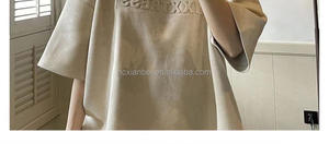 Tùy chỉnh dập nổi truyền nhiệt đổ xô người đàn ông dập nổi Áo len T-Shirts với thiết kế độc đáo - Product Image 3