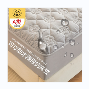 Colchón de <span class=keywords><strong>cama</strong></span> individual <span class=keywords><strong>impermeable</strong></span> al por mayor, Funda de colchón <span class=keywords><strong>impermeable</strong></span> de alta calidad acolchada - Product Image 2