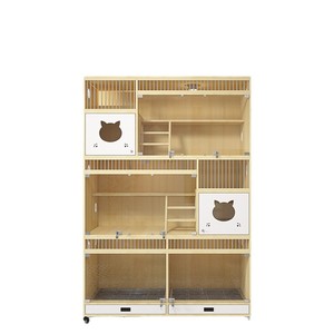 Customize Luxury Modern Wooden Multi-Tier Dog &amp; <strong>Cat</strong> <strong>Kennel</strong>/Cage <strong>for</strong> Pet Boarding and Display - Product Image 5