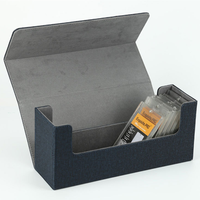 Boîte à cartes double pour rangement, grande capacité et logo personnalisable