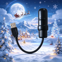 Lampe de projection de Noël, projecteur d'arbre de Noël USB flexible 2026, lampe de projection USB pour chambre d'enfant