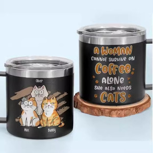 Nuevo Vaso <span class=keywords><strong>de</strong></span> Regalo Cilíndrico <span class=keywords><strong>de</strong></span> Alta Gama para Exportación, 14oz, con Asa, Taza <span class=keywords><strong>de</strong></span> Café <span class=keywords><strong>de</strong></span> Acero Inoxidable 304 con Aislamiento al Vacío y <span class=keywords><strong>Diseño</strong></span> Creativo - Product Image 1